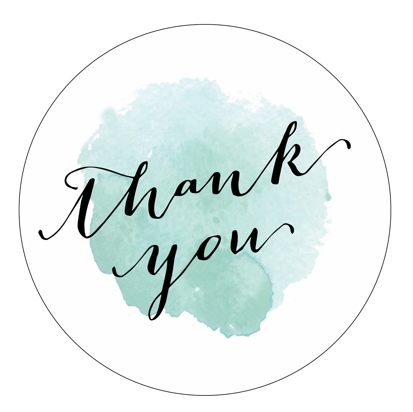 3 8cm Water Color Spotlight Green Or Blue Thank You Sticker Spotlight Fixture Sticker Postersspotlight Lightbulb Aliexpress