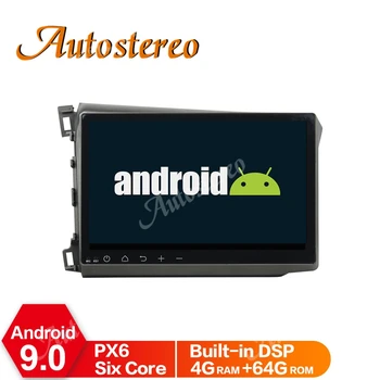 

8 Core Android 9 Car No DVD Player GPS Navigation For Honda Civic 2012-2015 Multimedia Player Auo Radio Head Unit RHD Dashboard