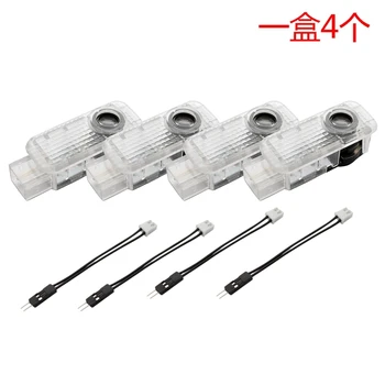 

4 X Car Led Car Door Light Logo Welcome Courtesy Lighting Fit for Bmw Series