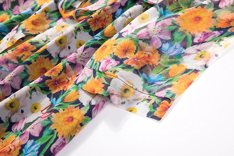 Women Summer Silk Dress O neck plus size Vintage Natural silk dresses Floral Elegant Dress Casual holiday real silk long dress