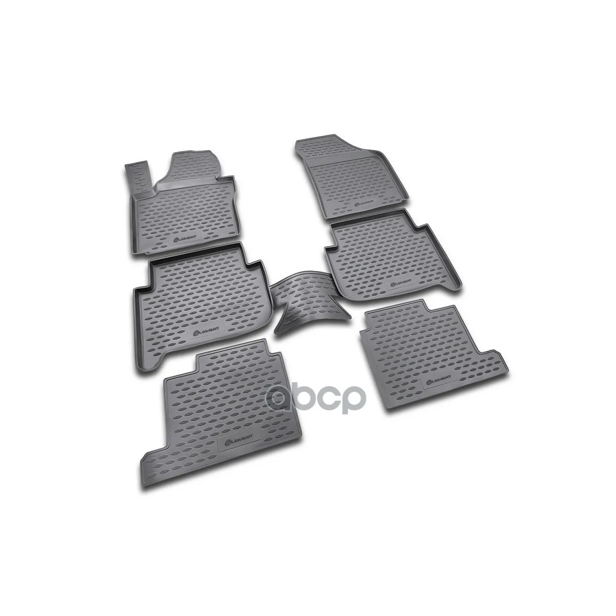 Floor Mats VW Touran(I) 2003-2010,(Ii) 2010- 7 seats. 6 PCs.(PU) ELEMENT. NLC.51.20.210k
