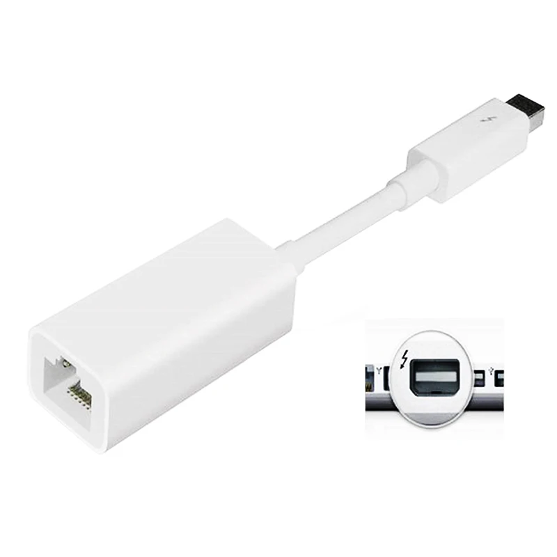 Conversor de Porta Lightning Thunderbolt Gigabit e Ethernet Conversor de Porta Thundera1433 - Imagem 4