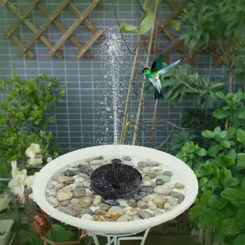 

Solar Round Fountain Floating Water Fountain Fontaine For Garden Decoration Solar Fontein Pool Pond Waterfall