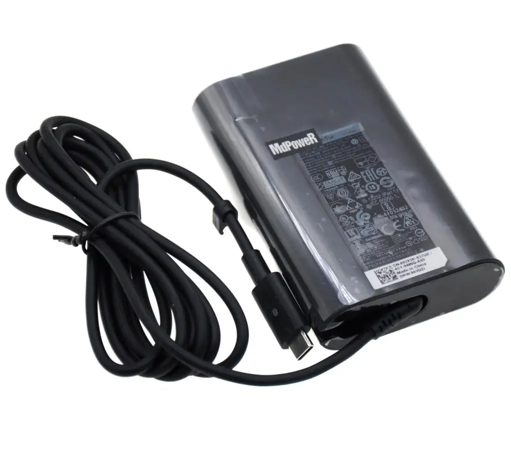 Usb tipo c pd ac Adaptador para Dell Latitude 5290 5290 7285 7389 7390 Thunderbolt3 20v 3.25a Carregador Fonte de Alimentação Original Novo 65w - Imagem 2