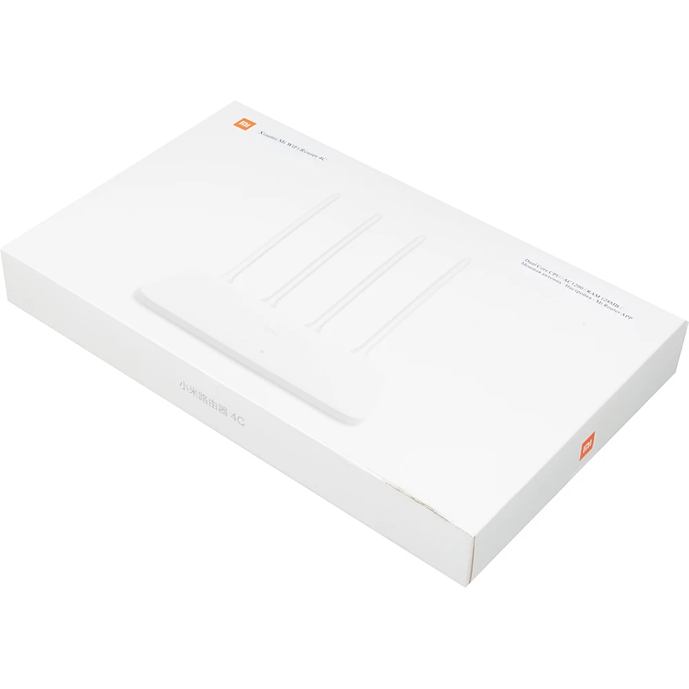 Роутер беспроводной Xiaomi Mi WiFi Router 4C(4C) 10/100BASE-TX белый
