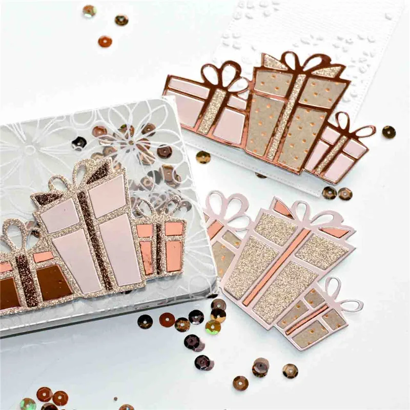 

GJCrafts Well-packed Gift Box Metal Cutting Dies New 2019 for Craft Dies Scrapbooking Album Embossing Stencil Die Cut Decoration
