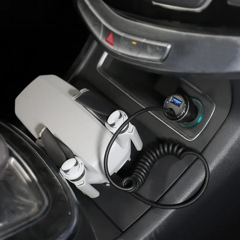 Buy Car Charger Outdoor USB Fast Charging Battery Remote Control For DJI Mavic Mini Drone Accessories