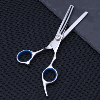 

Cutting Styling Tool Hair Straight Scissors Stainless Steel Professional Barber Salon Hairdressing Haircut Shears (Silver)