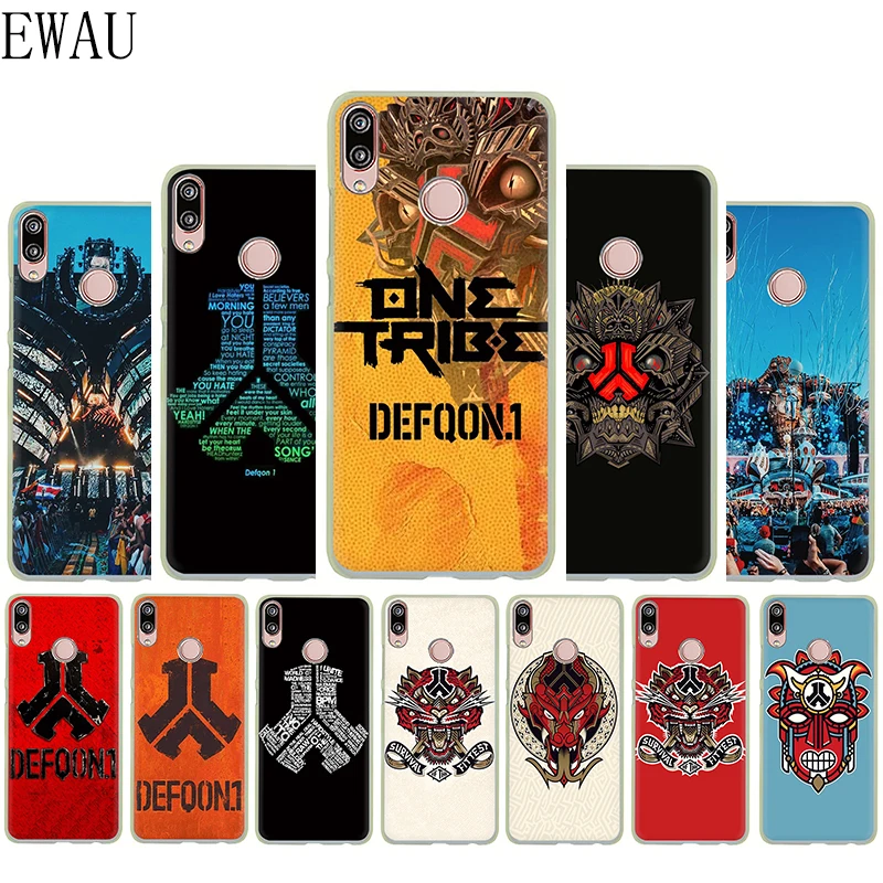 Мягкий силиконовый чехол EWAU Defqon 1 для Huawei P8 P9 P10 P20 P30 Lite Mine Pro P Smart Z