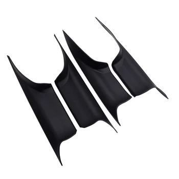 

4Pcs Car Interior Door Panel Handle Pull Carrier Grab Trim Cover fit for BMW 7-Series F01 730 740 750 760 2008-2012 2013 2014