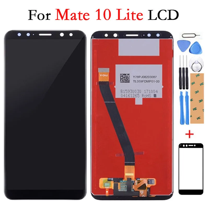 Для 5 9 дюймов Huawei Mate 10 Lite ЖК-дисплей продуктов Сенсорный экран + рамка дигитайзер в