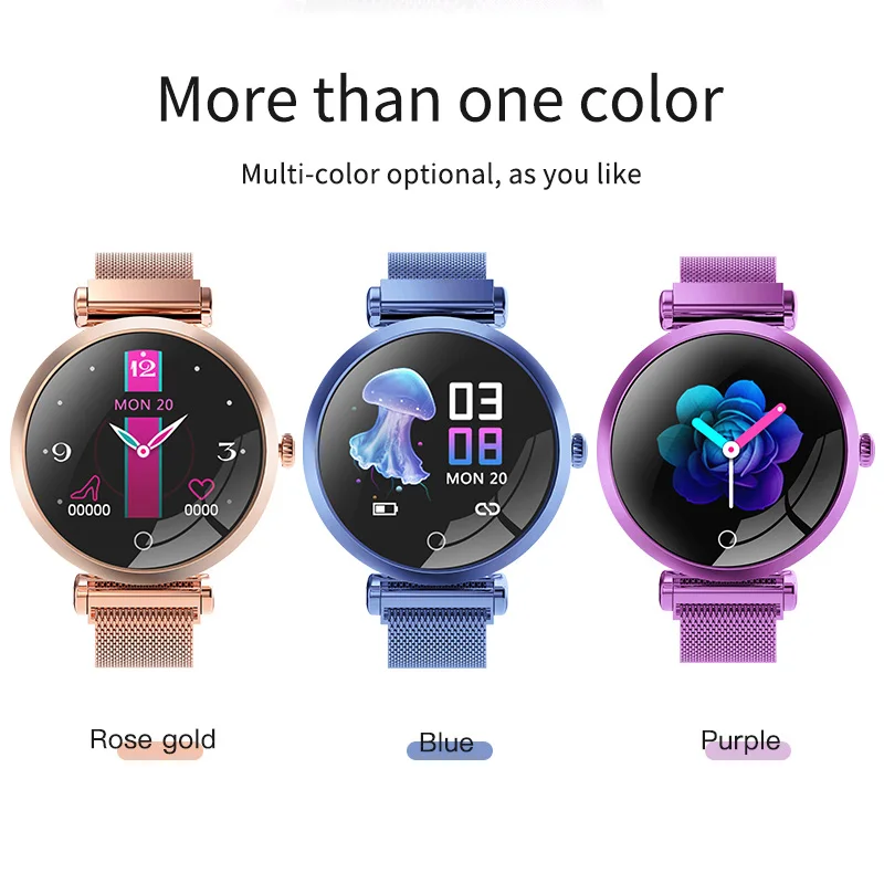R6 Smart Watch Women 2019 Waterproof Heart Rate Monitoring Bluetooth For Android IOS Fitness Bracelet Smartwatch Lady PK H8 H2