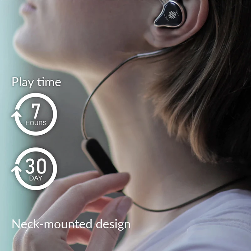 HIDIZS BT01 APT-X HiFi аудио 4,1 Bluetooth приемник портативный Премиум Bluetooth кабель с 2pin/0,78 мм сделано для MS4 MS1