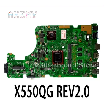 

SAMXINNO For Asus X550QG for A555Q X555Q X555QG K555Q motherboard REV2.0 with processor A12-9700P Mainboard fully tested OK S-4