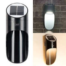 Светодиодный солнечный свет IP65 водонепроницаемая лампа на солнечной энергии микроволновый датчик настенный светильник для сада тропинка ограждающее украшение наружное освещение