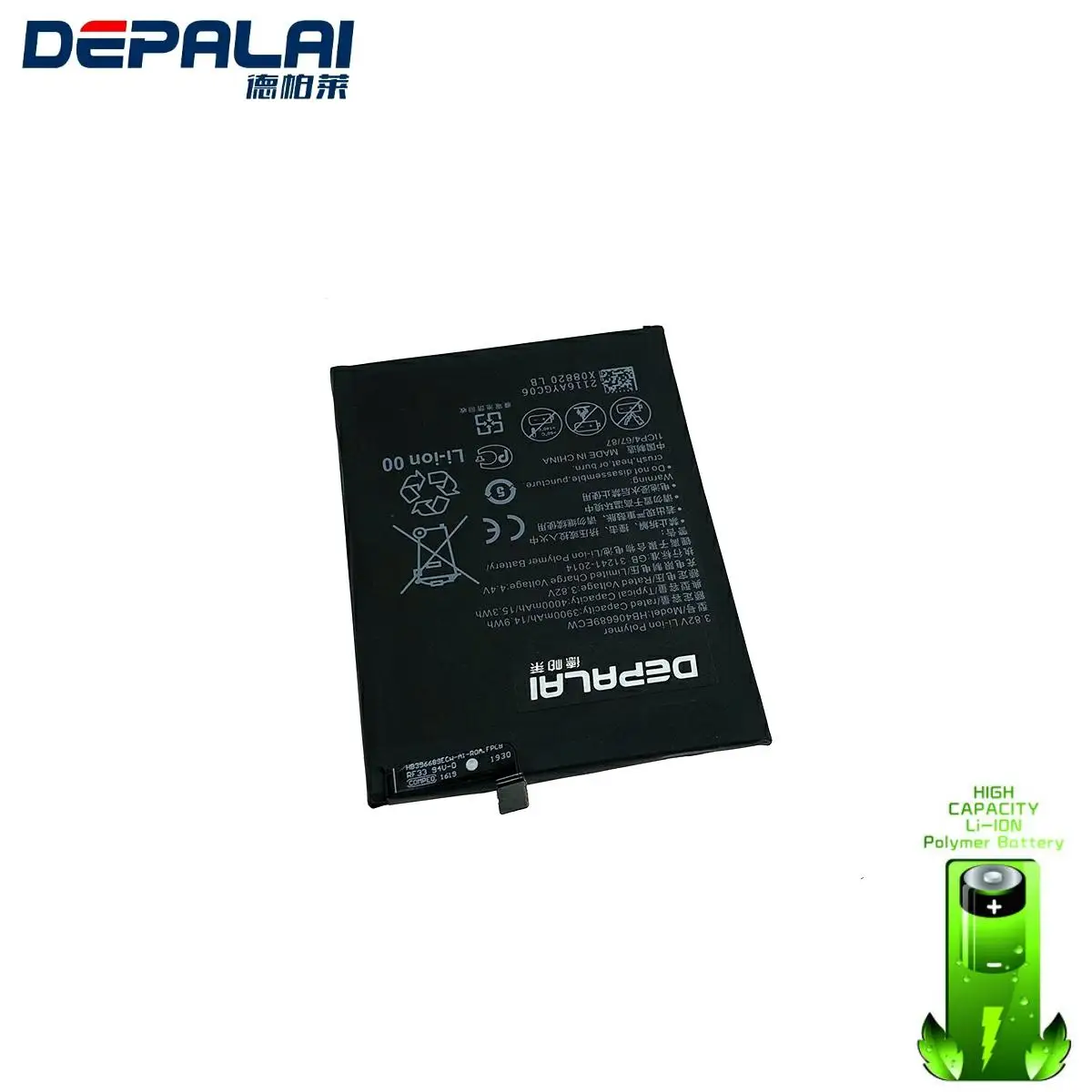 Сменный аккумулятор 4000 мА/ч HB406689ECW для Huawei Enjoy 7 Plus TRT L53 L21A AL00 TL10A Y7 LX1