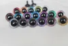 20pcs--New 18colors option9-12- 14mm-16-18-20-25-30-35mm 3D CLEAR glitter safety toy eyes &glitter & washer--long stem eyes 1
