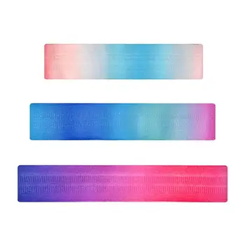 

New gradient color squat resistance band tension band Yoga fitness hip ring
