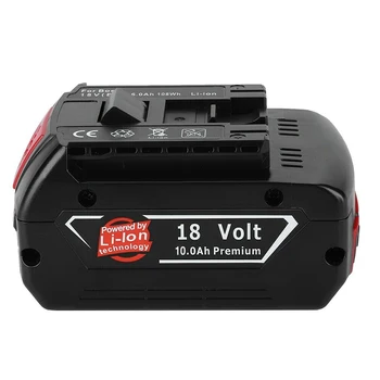 

1/2/3PCS 18V 10000mah Rechargeable Li-ion Battery For Bosch 18V Battery Backup 10Ah Portable Replacement BAT609 Indicator light