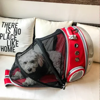 

Multi-Function Pet Dog Carrier Bag Large Space Capsule Bubble Shoulder Pet Backpack Tent CagePortable Pet Cat Backpack Foldable