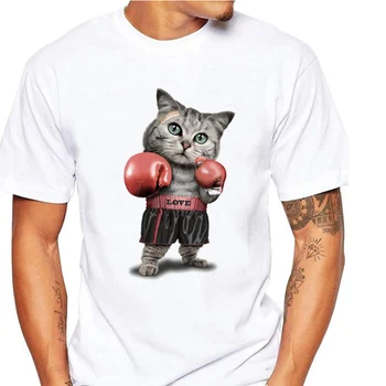 

Summer Man Meow Tshirt Fashion Tops Cotton Funny T Shirt Streetwear Male T-shirts Hip Hop Clothing Mens Tee