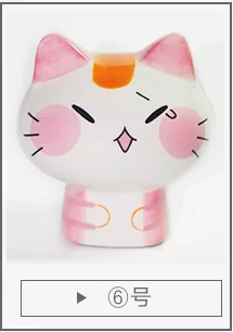 3 шт., милые игрушки для кошек, кукла, керамическая модель, мебель, ручная работа для детей, Детский подарок, украшение для дома, столешница, Рождественская отделка автомобиля - Цвет: Сливовый