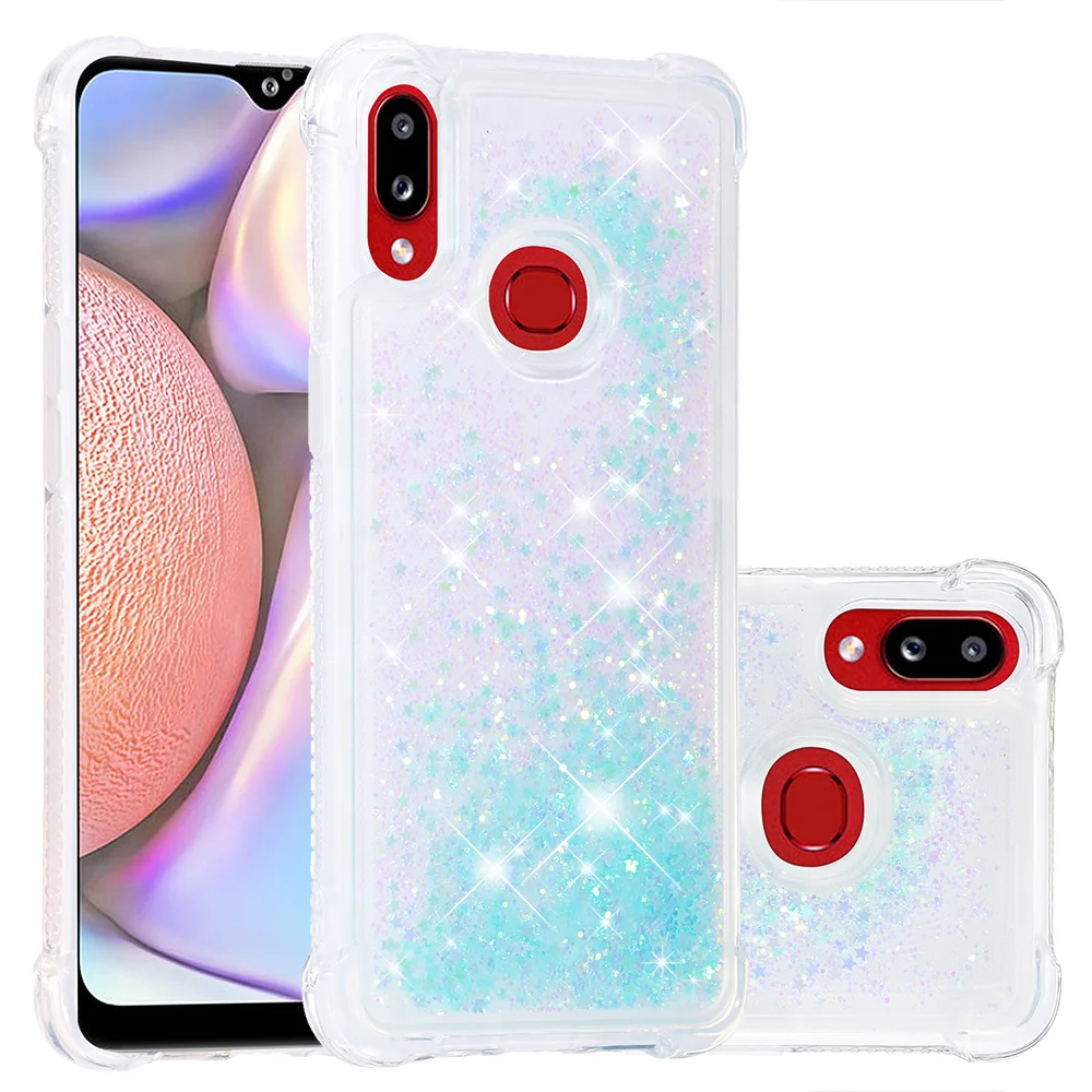 Сверкающее ТПУ противоударный чехол для samsung Galaxy A10S 20С 30С 40С 50S 70 M10 20 6 7 Note 9 10 Pro 5G S10 8 плюс J3 4 5