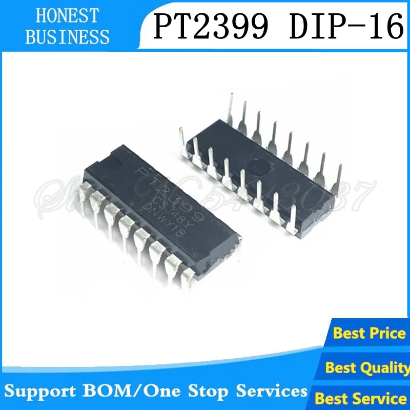 5PCS PT2399 2399 DIP-16 Echo Audio Processor Guitar IC