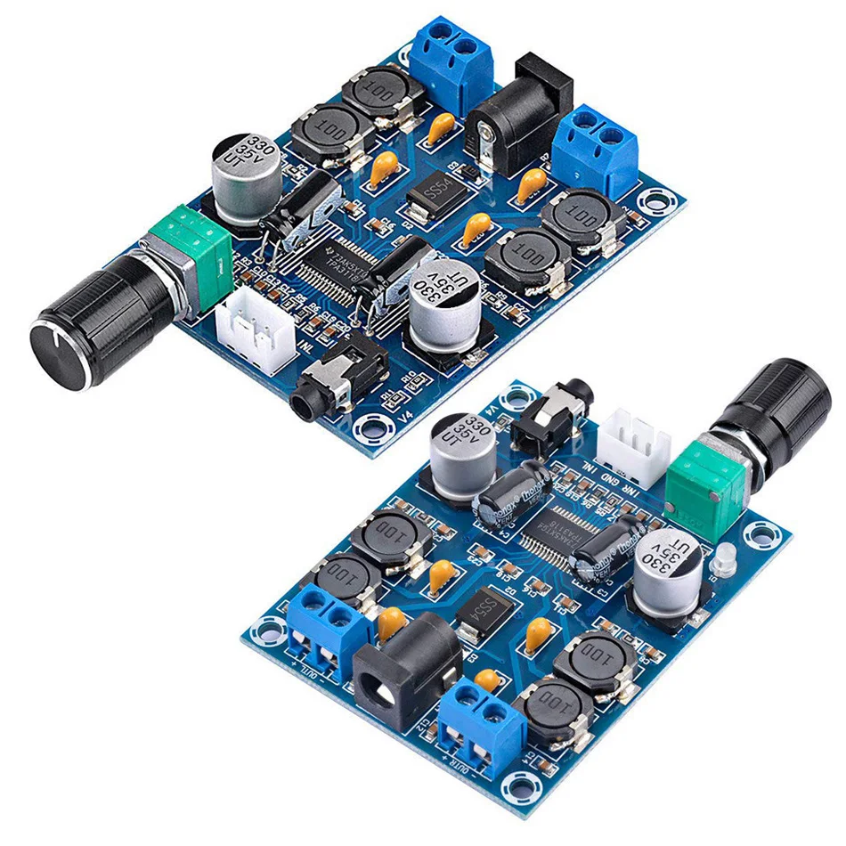 TPA3118D2 стерео усилитель мощности модуль DC 12V 24V 28V двухканальный 45W * 2 Цифровой HD