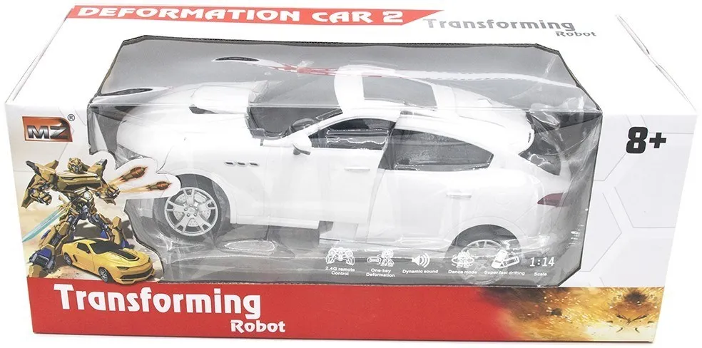 Радиоуправляемый трансформер Maserati Levante White- MZ-2392PF-W Робот