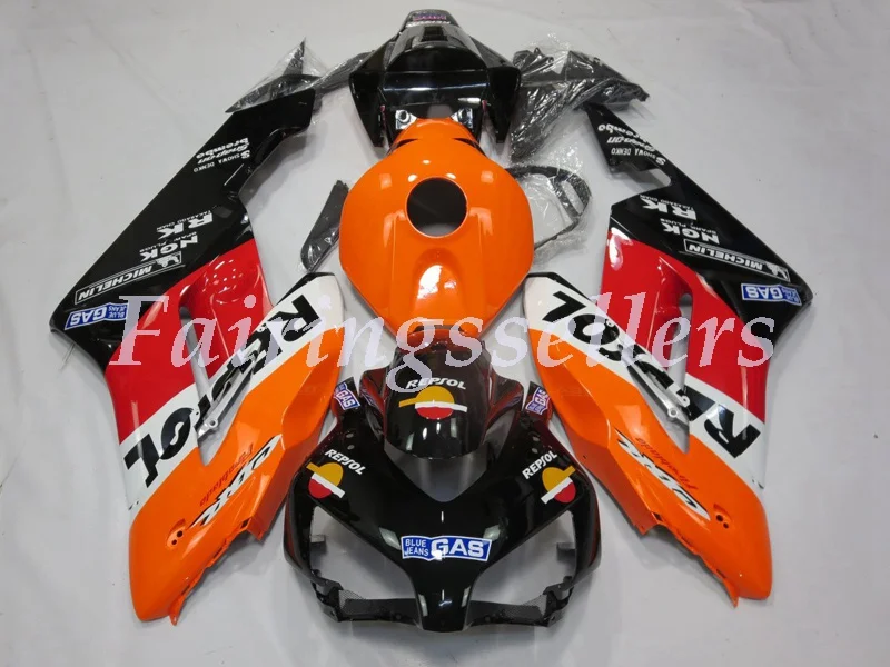 

(Injection mold) New ABS Full Fairing Kit 100% Fit For Honda CBR1000RR cbr1000 04 05 2004 2005 Fairings Vibrant Repsol (w) Logos