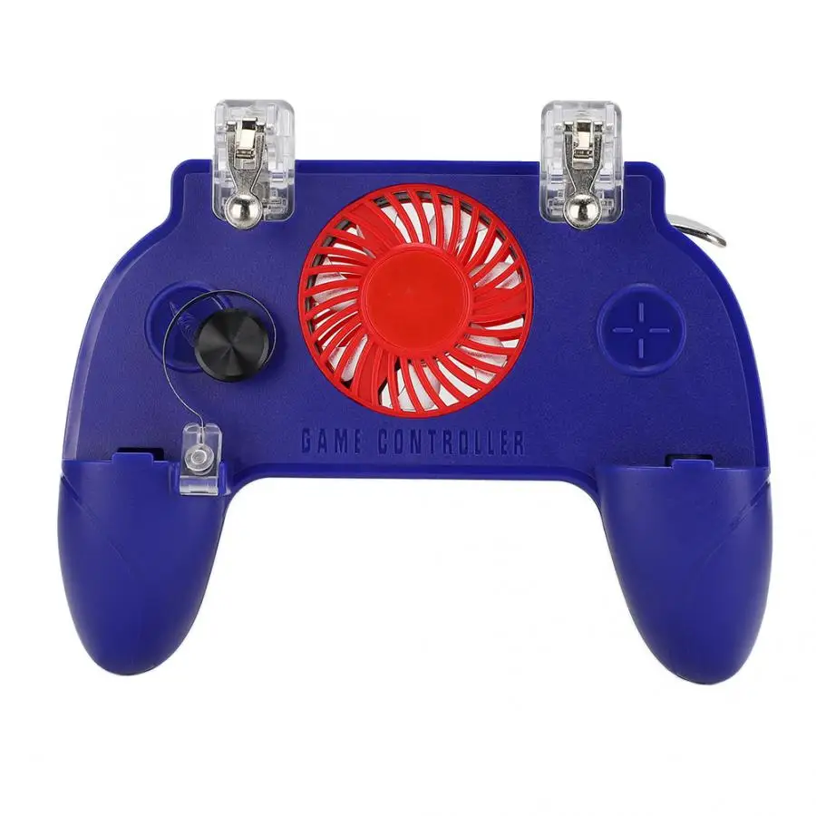 LX1 Game Pad Controller Ergonomic Joystick with Silent Fan Four-finger Linkage Universal for Mobile Phone Under 6.5inch