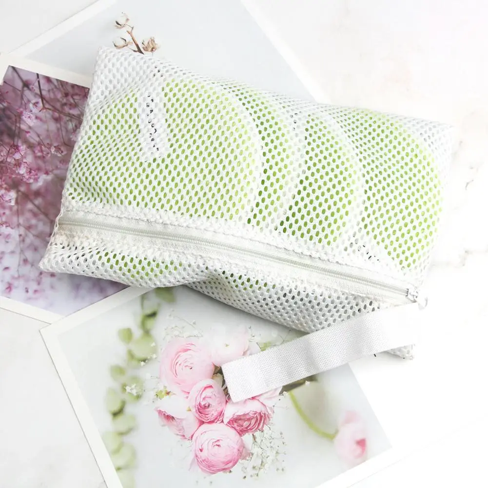 4PCS Makeup Remover Pads Washable Double-sided Washing Sponge Cleansing Pad Reusable Makeup Remover Cotton with Storage Bag