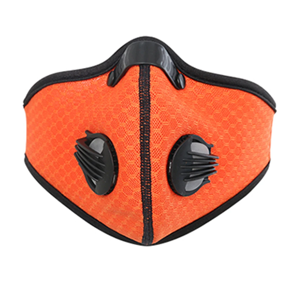 Orange one size Ветрозащитная сетчатая велосипедная гоночная Лыжная маска для лица фильтр гоночная велосипедная лицевая маска - Цвет: Orange one size