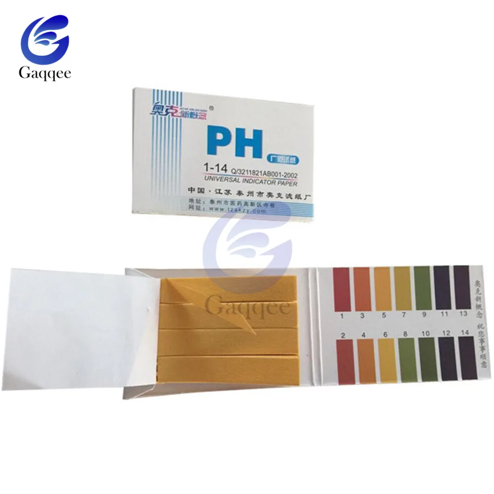 80 Strips PH Meters Indicator Paper PH Value 1-14 Litmus Testing Paper Tester Urine Health Care Water Soilsting Kit