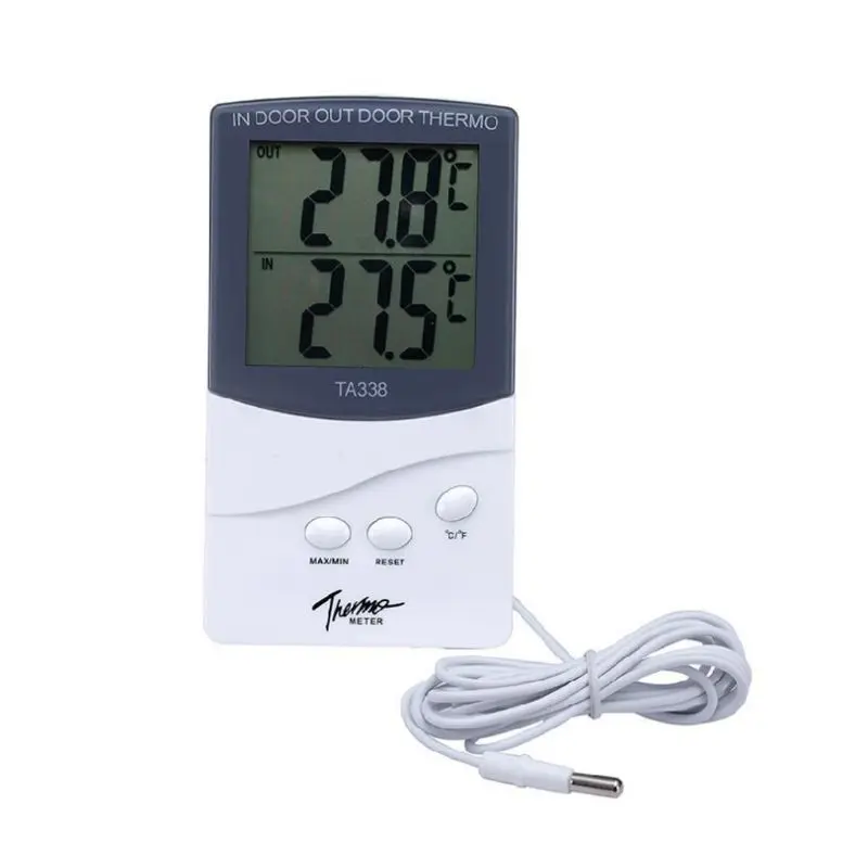 

TA338 High-precision Electronic Thermometer with Probe Type Indoor and Outdoor Household Industrial Double Display Thermometer