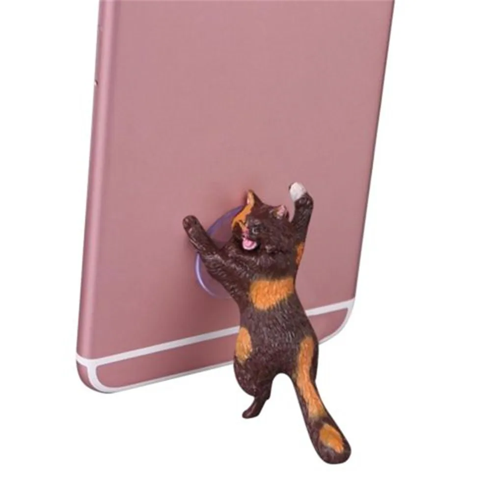 

Universal Car Non Slip Gadgets Mat Cute Cat Cell Phone Holder Tablets Desk Car Stand Mount Sucker Bracket For Iphone
