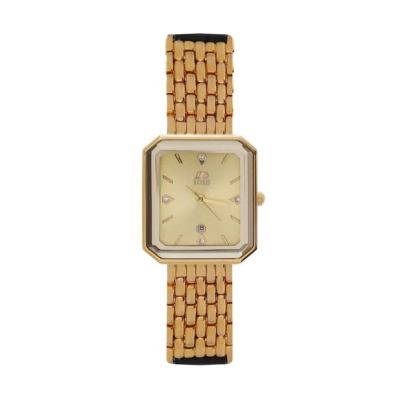 2021 IDIS Leather Business Dial Analogue Display Watch Wrist Luxury Quartz Women Ladies Fashion Watches