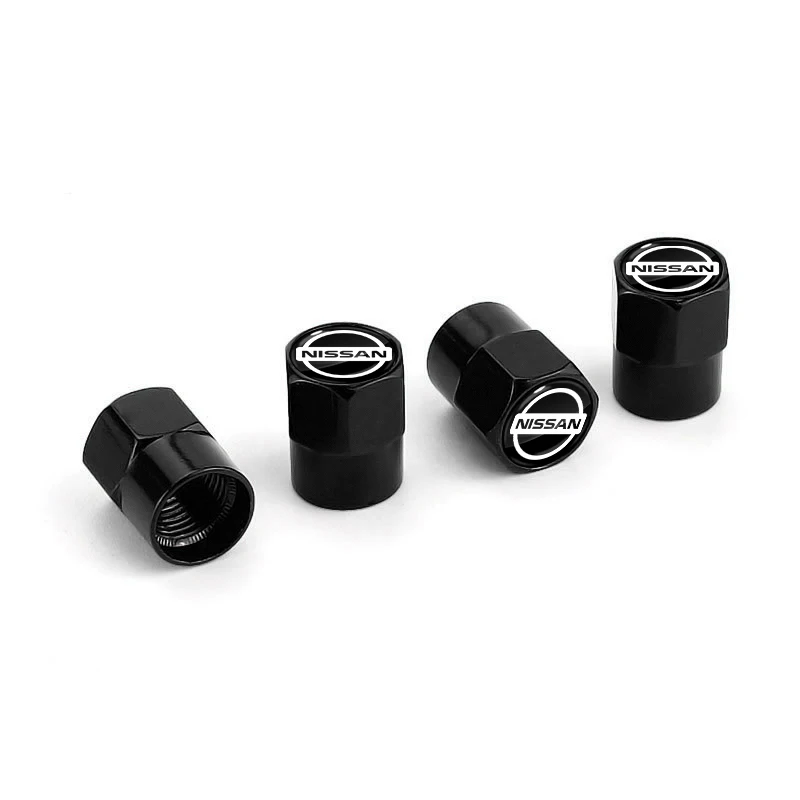 4pcs New Metal Wheel Tire Valve Caps Wheel Caps for Nissan Qashqai X J10 J11 Trail Tiida Teana Skyline Juke X-trail t32 Almera