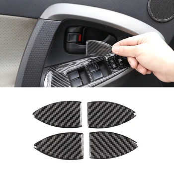

For Toyota Rav4 RAV 4 2006 2007 2008 2009 2010 2011 2012 Carbon Fiber Car Interior Door Bowl Cover Inner Trim