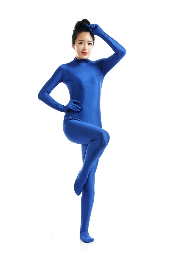 Для взрослых и детей спандекс Zentai для всего тела Облегающий комбинезон унисекс