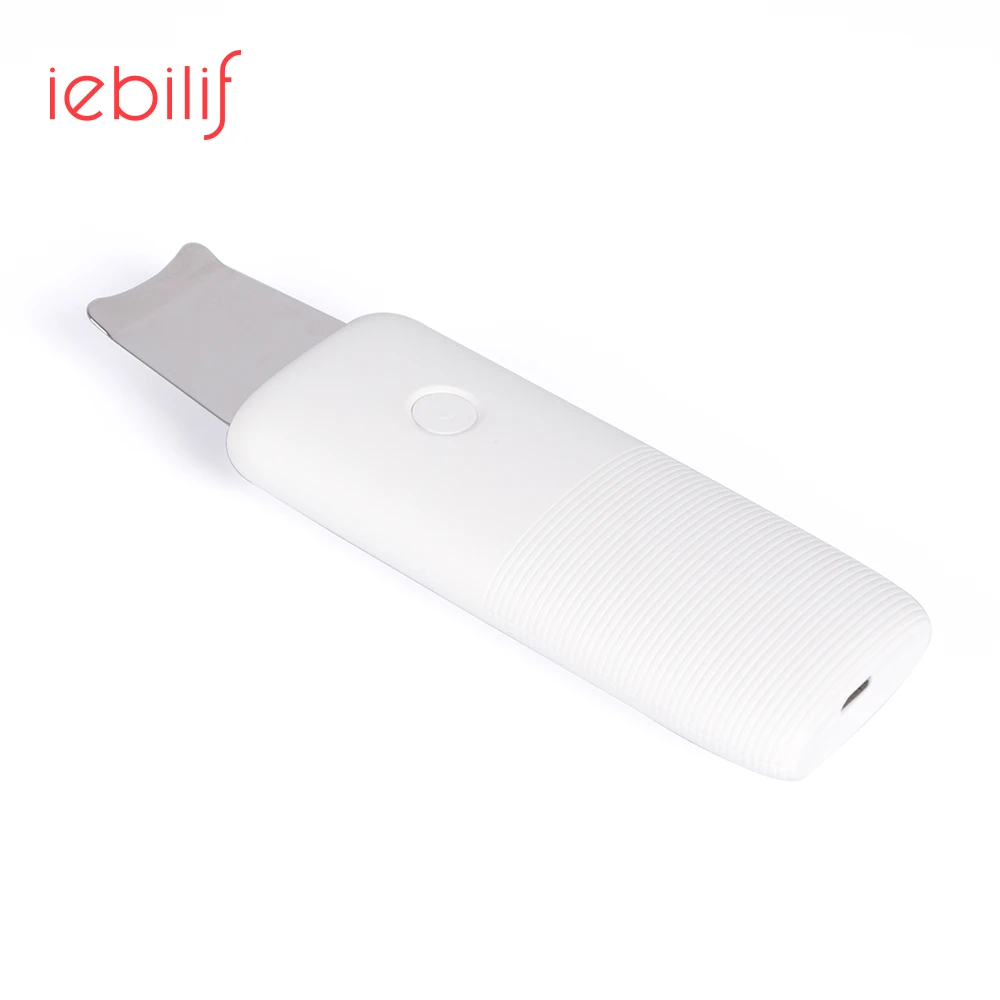  Portable Ultrasonic Skin Scrubber Facial Pore Cleaner Massage Ultrasonic Deep Cleaning Machine Rech