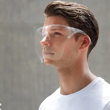 

Anti-fog protective mask, environmental protection, high light transmission, isolation, multi-functional face shield