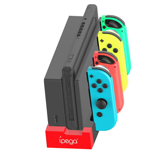 Dustproof Charger Charging Station Portable Small PG-9186 Carrying Decor for Nintendo Switch Joy game Con Game Controller