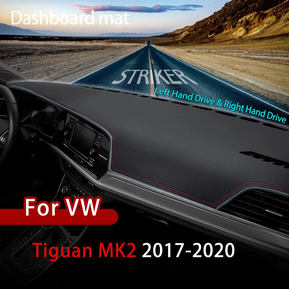 Противоскользящий коврик для Volkswagen VW Tiguan MK2 2017 2018 2019 2020 накладка на приборную