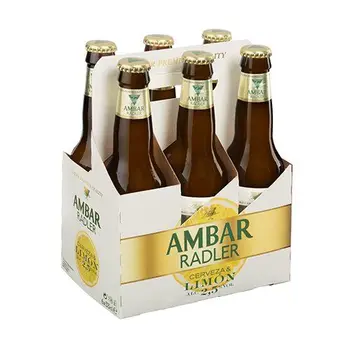 

Ambar Radler Cerveza - Paquete de 6 x 330 ml - Total: 1980 ml