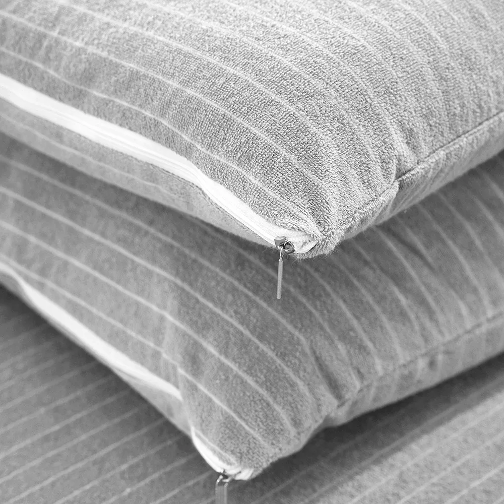 Cotton Striped Style Fitted Sheet Composite TPU Waterproof And Anti-Mite Children'S Bed-Wetting Mat Cover Quilt Cover