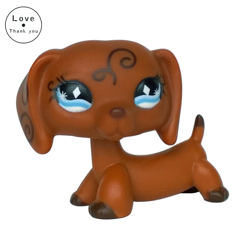 640 Лпс стоячки кошки собаки игрушки Редкий Старый pet shop lps игрушки коллекция подставки короткие волосы котенок желтый такса собака колли отличный Дэн спаниель Оригинальная фигурка - Цвет: 640