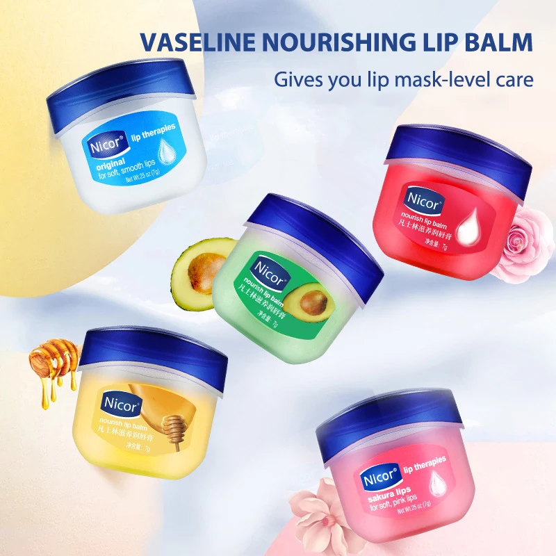 2022 Vaseline Lip Balm Can Moisturize Lips Prevent Cracking and Repair Lines with Long-lasting Moisture lip care 1 Bottle |