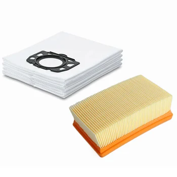 

6PCS Fleece Filter Bags For Karcher MV4 MV5 MV6 WD4 WD5 WD6 WD4000 To WD5999